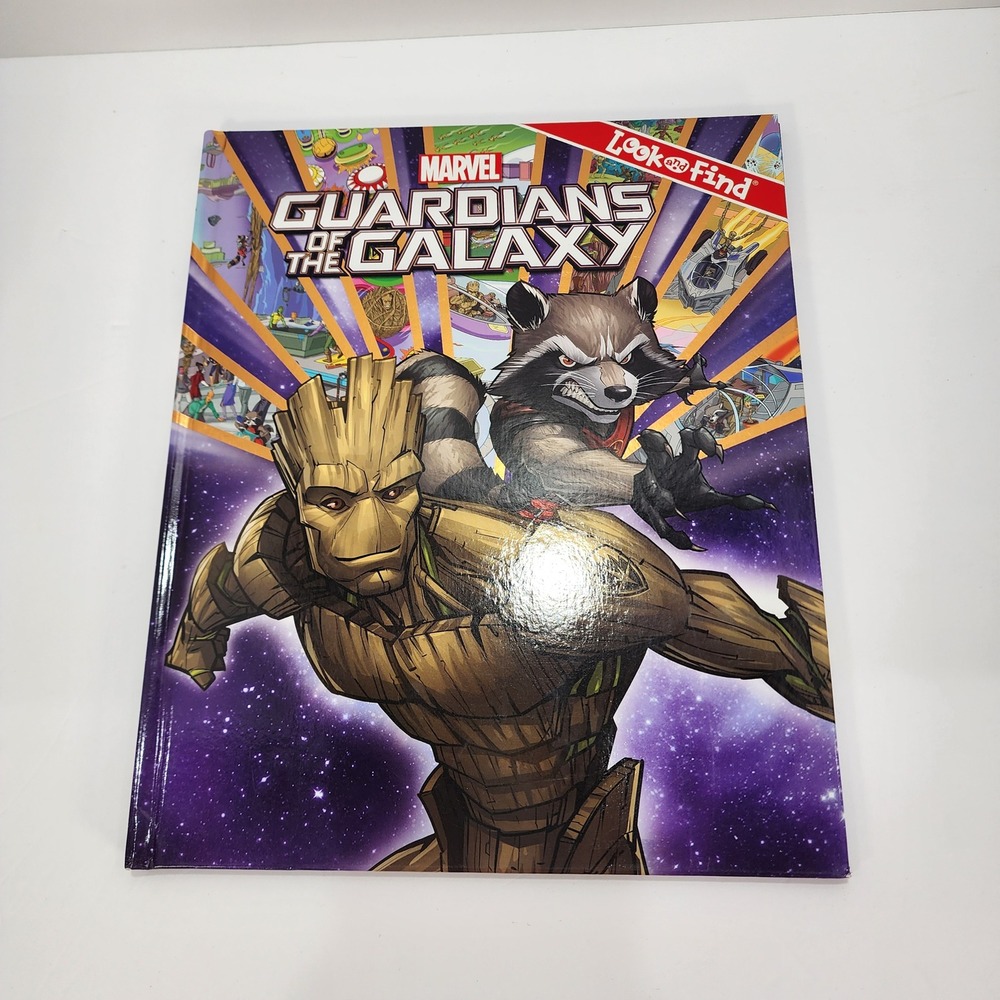 Marvel Guardians of the Galaxy Look and Find Book Hardcover 2017 Art Mawhinney